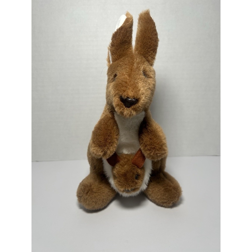 KOALA FAMILIES PLUSH KANGAROO & BABY APP 10" W/TAGS MADE IN AUSTRALIA